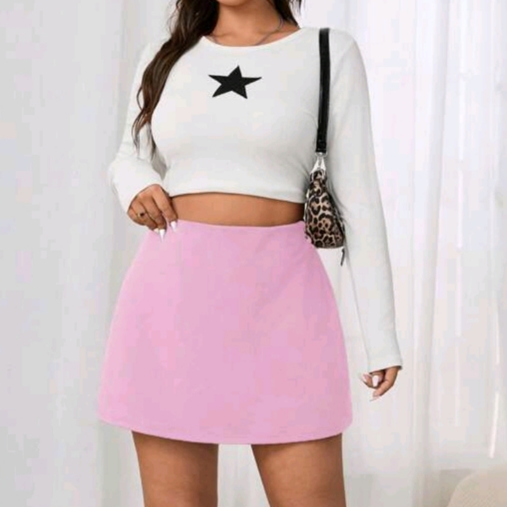 Pink Mini Skirt'- WORN ONCE